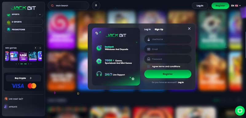 Jackbit - Nhà cái uy tín đẳng cấp nhất Việt Nam năm 2024 5 Cách Tạo Tài Khoản Jackbit