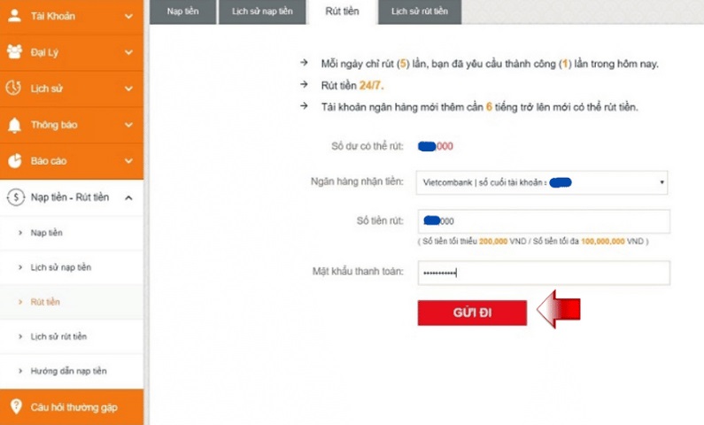 Các bước nạp tiền Lixi88 nhanh chóng và dễ thực hiện 3 Rút Tiền Từ Tài Khoản Game Lixi88 Về Túi Nhanh Chóng